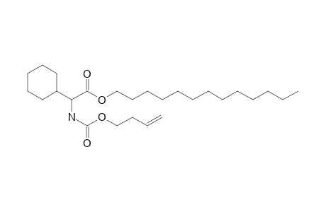 Glycine, 2-cyclohexyl-N-(but-3-en-1-yl)oxycarbonyl-, tridecyl ester