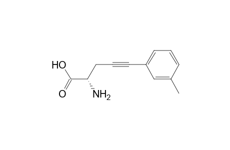 (S)-2-Amino-5-[3-tolyl]pent-4-ynoic acid