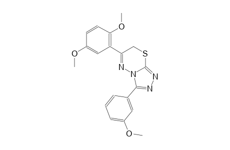 6-(2,5-dimethoxyphenyl)-3-(3-methoxyphenyl)-7H-[1,2,4]triazolo[3,4-b][1,3,4]thiadiazine