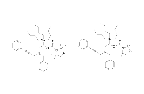 (1S)-N-BENZYL-N-(3-PHENYLPROP-2-YNYL)-1-TRIBUTYLSTANNYL-2-AMINOETHYL-2,2,4,4-TETRAMETHYL-1,3-OXAZOLIDINE-3-CARBOXYLATE