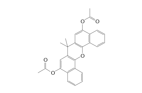 7,7-Dimethyl-7H-dibenzo[c,h]xanthene-5,9-diyl diacetate