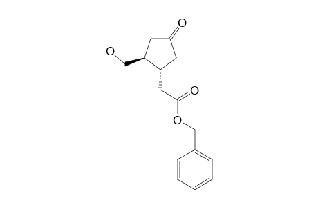 BENZYL-(+/-)-TRANS-2-(HYDROXYMETHYL)-4-OXOCYCLOPENTANEACETATE
