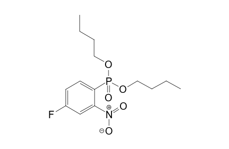 4-Fluoro-2-nitro-phenylphosphonic acid dibutyl ester