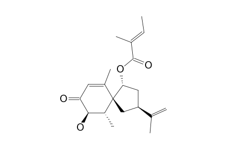 (3R,4S,5R,7S,9R)-3-Hydroxy-9-[(tigloyl)oxy]-Solavetivone