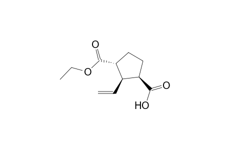 (1R,2R,3R)-2-ethenyl-3-ethoxycarbonyl-1-cyclopentanecarboxylic acid