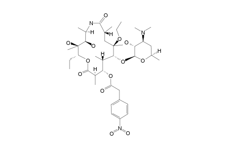 6-O-ETHYL-3-O-DECLADINOSYL-3-O-(4-NITROPHENYL)ACETYL-9A-AZA-9A-HOMOERYTHROMYCIN_A