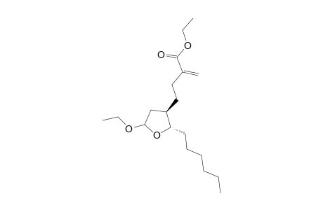 4-(3-Carbethoxy-3-butenyl)-2-ethoxy-5-hexyltetrahydrofuran