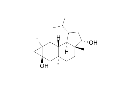 5.beta.-,11.alpha.-Dihydroxyverrucosane