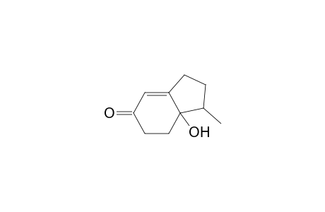 1,2,3,4,5,6-hexahydro-3-methyl-6-oxo-3aH-indene-3a-ol isomer