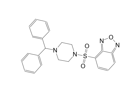 4-((4-benzhydrylpiperazin-1-yl)sulfonyl)benzo[c][1,2,5]oxadiazole
