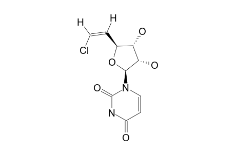 1-[6(Z)-CHLORO-5,6-DIDEOXY-BETA-D-RIBO-HEX-5-ENOFURANOSYL]URACIL
