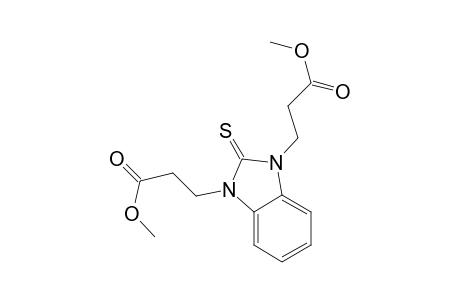 3-[3-(3-keto-3-methoxy-propyl)-2-thioxo-benzimidazol-1-yl]propionic acid methyl ester