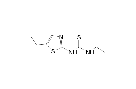1-ethyl-3-(5-ethyl-2-thiazolyl)-2-thiourea