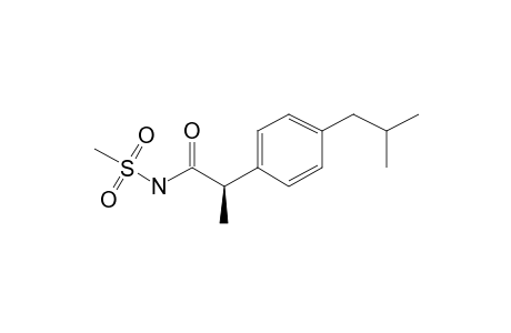 (2R)-2-(4-Isobutylphenyl)-N-mesyl-propionamide