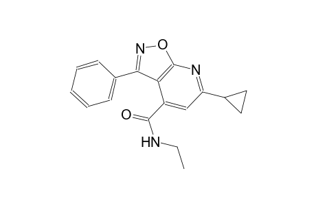 isoxazolo[5,4-b]pyridine-4-carboxamide, 6-cyclopropyl-N-ethyl-3-phenyl-