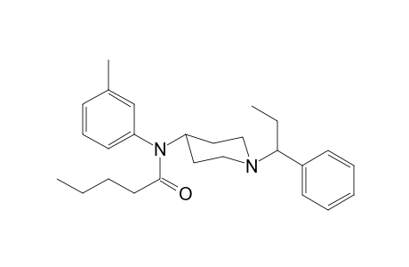 N-3-Methylphenyl-N-[1-(1-phenylpropyl)piperidin-4-yl]pentanamide
