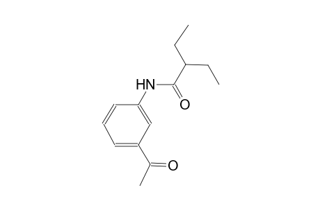 N-(3-acetylphenyl)-2-ethylbutanamide