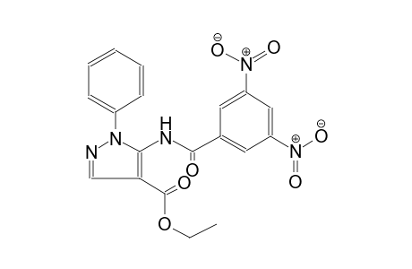 ethyl 5-[(3,5-dinitrobenzoyl)amino]-1-phenyl-1H-pyrazole-4-carboxylate