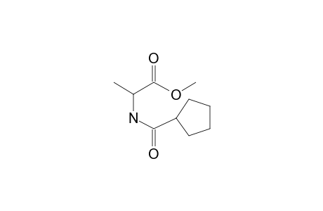 L-Alanine, N-cyclopentylcarbonyl-, methyl ester