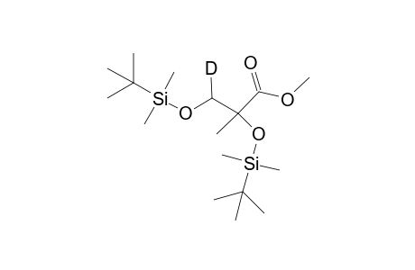 [2H1]methyl 2-methylglycerate TBDMS derivative