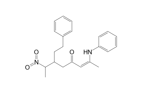 1,8-Diphenyl-2-(N-phenylamino)-6-(1-nitrophenyl)oct-2-en-4-one