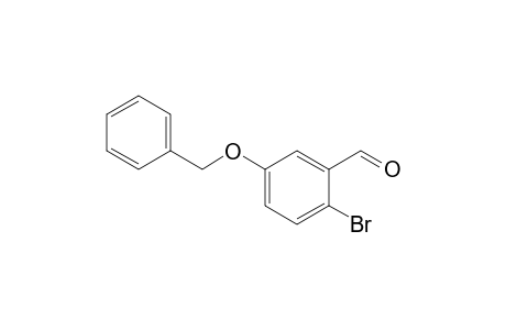 2-Bromanyl-5-phenylmethoxy-benzaldehyde