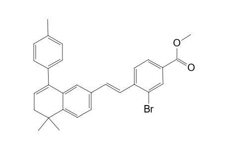 Methyl 3-Bromo-4-[(1E)-2-(5,5-dimethyl-8-p-tolyl-5,6-dihydronaphthalen-2-yl)-ethen-1-yl]benzoate