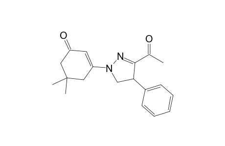3-[3-Acetyl-4-phenyl-2-pyrazolin-1-yl]-5,5-dimethylcyclohex-2-en-1-one