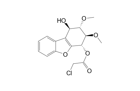 (1R,2S,3R,4S)-1-hydroxy-2,3-dimethoxy-1,2,3,4-tetrahydrodibenzo[b,d]furan-4-yl 2-chloroacetate