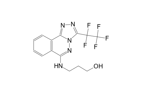 1-propanol, 3-[[3-(1,1,2,2,2-pentafluoroethyl)[1,2,4]triazolo[3,4-a]phthalazin-6-yl]amino]-