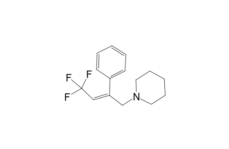 Piperidine, 1-(4,4,4-trifluoro-2-phenyl-2-butenyl)-
