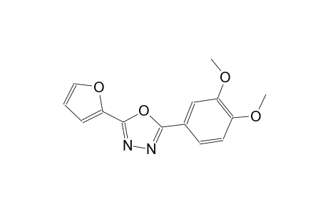 2-(3,4-dimethoxyphenyl)-5-(2-furyl)-1,3,4-oxadiazole
