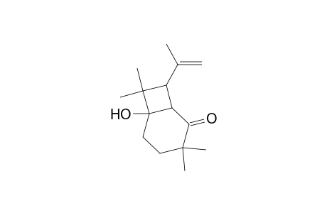 3,3,7,7-tetramethyl-6-oxidanyl-8-prop-1-en-2-yl-bicyclo[4.2.0]octan-2-one