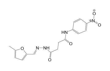 4-{(2E)-2-[(5-methyl-2-furyl)methylene]hydrazino}-N-(4-nitrophenyl)-4-oxobutanamide