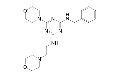 2-N-benzyl-6-morpholin-4-yl-4-N-(2-morpholin-4-ylethyl)-1,3,5-triazine-2,4-diamine