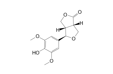 (3aS,4R,6aS)-4-(4-Hydroxy-3,5-dimethoxyphenyl)tetrahydro-1H,3H-furo[3,4-c]furan-1-one