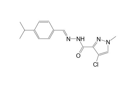 4-chloro-N'-[(E)-(4-isopropylphenyl)methylidene]-1-methyl-1H-pyrazole-3-carbohydrazide