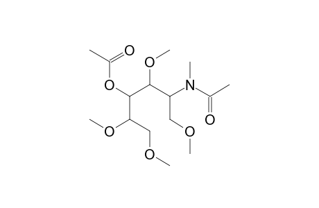 4-O-acetyl-1,3,5,6-tetra-o-methyl-2-n-methylacetamido-2-deoxyhexitol