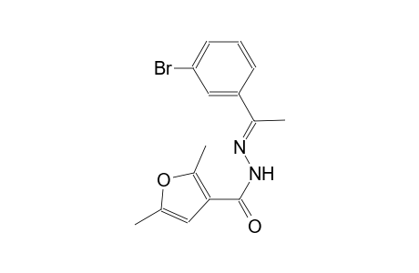 N'-[(E)-1-(3-bromophenyl)ethylidene]-2,5-dimethyl-3-furohydrazide