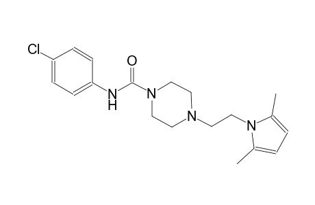 1-piperazinecarboxamide, N-(4-chlorophenyl)-4-[2-(2,5-dimethyl-1H-pyrrol-1-yl)ethyl]-