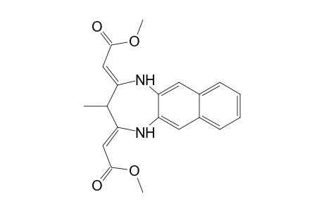 (2Z,2'Z)-Dimethyl 2,2'-(3-methyl-1H-naphtho[2,3-b][1,4]diazepine-2,4(3H,5H)-diylidene)diacetate