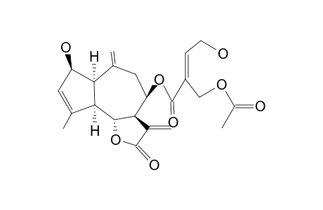 PREEUPATUNDIN,8-B-(4'-HYDROXY-5'-ACETOXYTIGLOYLOXY)