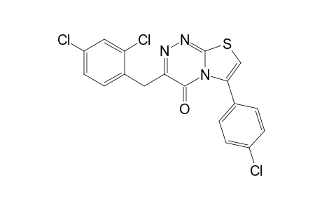 6-(4-chlorophenyl)-3-(2,4-dichlorobenzyl)-4H-[1,3]thiazolo[2,3-c][1,2,4]triazin-4-one