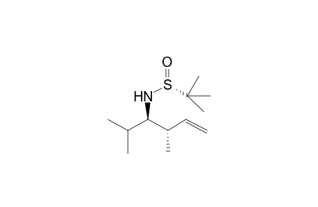 (3R,4S,RS)-N-tert-Butanesulfinyl-2,4-dimethylhex-5-en-3-amine