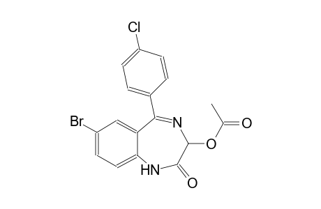 2H-1,4-benzodiazepin-2-one, 3-(acetyloxy)-7-bromo-5-(4-chlorophenyl)-1,3-dihydro-