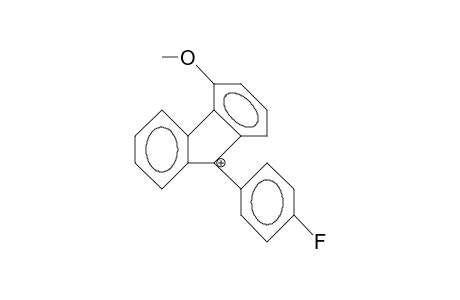 9-(4-Fluorophenyl)-4-methoxy-fluorenyl cation