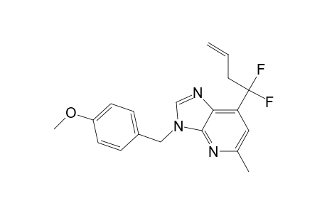7-(1,1-Difluorobut-3-enyl)-3-(4-methoxybenzyl)-5-methyl-3H-imidazo[4,5-b]pyridine