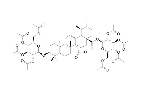 QUINOVIC-ACID_3-BETA-O-BETA-D-GLUCOPYRANOSIDE-28-O-BETA-D-GLUCOPYRANOSIDE_PERACETATE