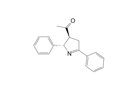 Ethanone, 1-(3,4-dihydro-2,5-diphenyl-2H-pyrrol-3-yl)-, trans-