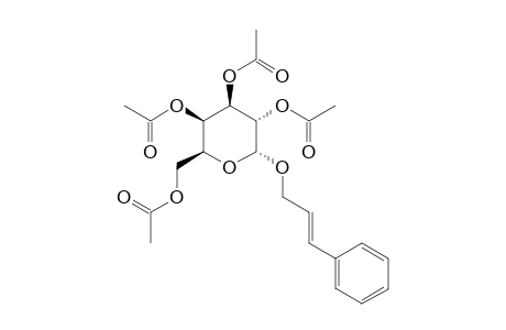 3-PHENYLPROP-2-ENE-1-YL-2,3,4,6-TETRA-O-ACETYL-ALPHA-D-GALACTOPYRANOSIDE